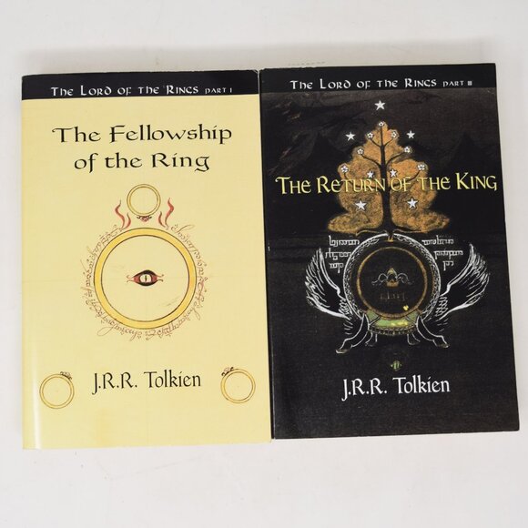 Lord Of The Rings Set Of 2 Quality Paperback Book Club 2001 Fellowship & Return - Picture 1 of 15